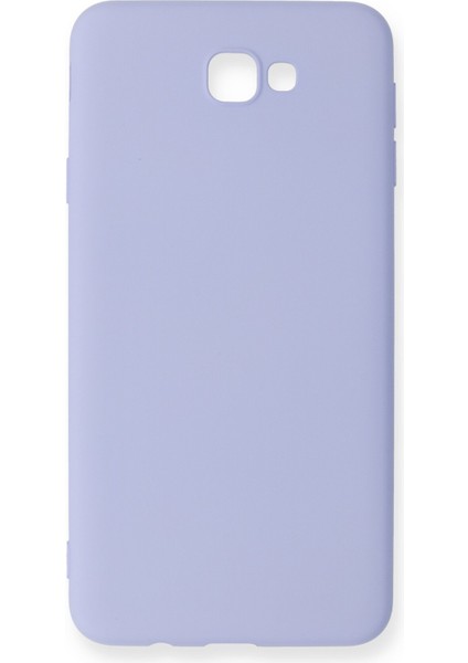 Samsung Galaxy J7 Prime Kılıf Nano Içi Kadife Silikon - Lila