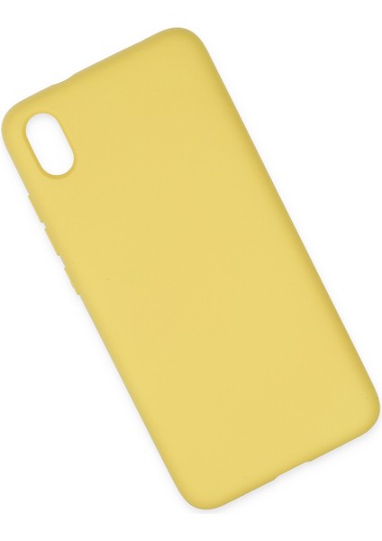 Xiaomi Redmi 7A Kılıf Nano Içi Kadife Silikon - Sarı fiyatları