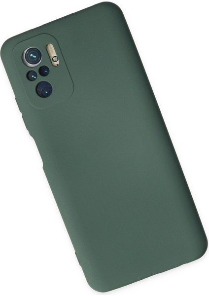 Xiaomi Poco M5S Kılıf Nano Içi Kadife Silikon - Koyu Yeşil modelleri
