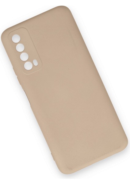 Huawei P Smart 2021 Kılıf Nano Içi Kadife Silikon - Pudra modelleri