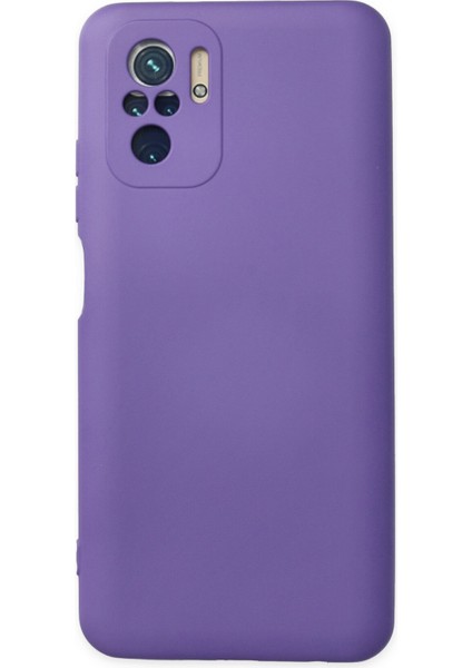 Xiaomi Poco M5S Kılıf Nano Içi Kadife Silikon - Mor