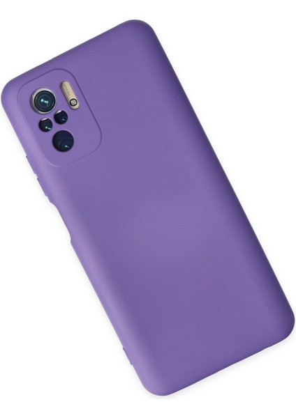 Xiaomi Poco M5S Kılıf Nano Içi Kadife Silikon - Mor modelleri
