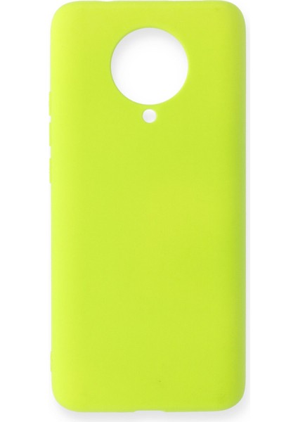 Xiaomi Redmi K30 Pro Kılıf Nano Içi Kadife Silikon - Sarı