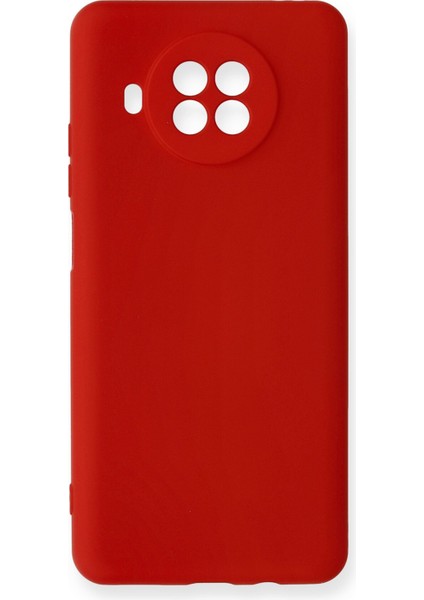 Xiaomi Redmi Note 9 Pro 5g Kılıf Nano Içi Kadife Silikon - Koyu Kırmızı