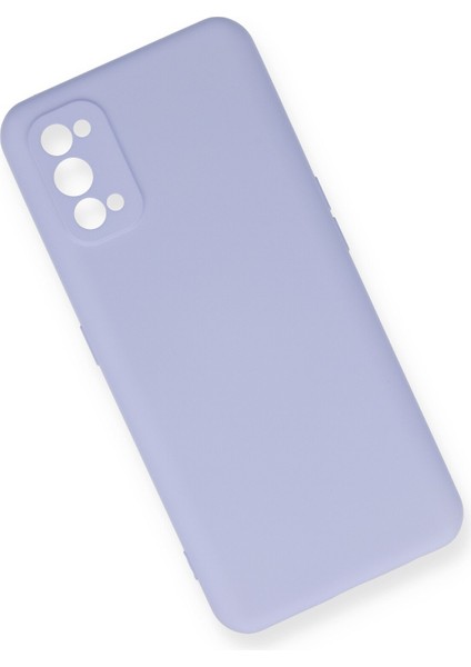 Realme 7 Pro Kılıf Nano Içi Kadife Silikon - Lila modelleri