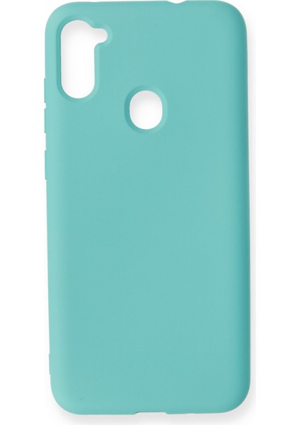 Samsung Galaxy M11 Kılıf Nano Içi Kadife Silikon - Turkuaz fiyatları
