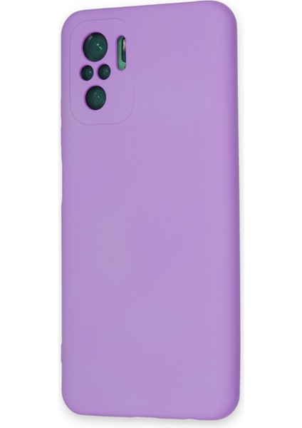 Xiaomi Poco M5S Kılıf Nano Içi Kadife Silikon - Koyu Lila modelleri