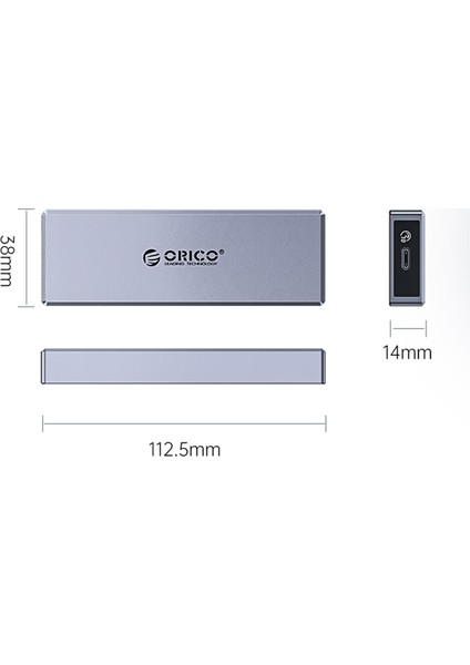 Orıco USB 3.2 Gen2 Type-C 10GBPS M.2 Nvme SSD Disk Kutusu