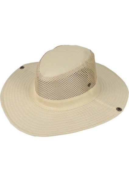 Erkek Katlanabilir Yazlık Fileli Fötr Şapka Foter Şapka Yazlık Fötür Şapka
