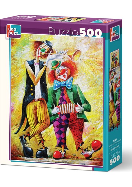 Sevimli Palyaçolar  500 Parça Puzzle