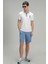 Zegler Spor Erkek Chino Şort Slim Fit Mavi 3