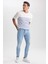 Carlo Skinny Fit Ekstra Dar Kalıp Normal Bel Ekstra Dar Paça Jean Pantolon A2874AX23SM 2