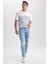 Carlo Skinny Fit Ekstra Dar Kalıp Normal Bel Ekstra Dar Paça Jean Pantolon A2874AX23SM 4