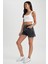 Mom Fit Yüksek Bel Jean %100 Pamuk Şort A2629AX23SM 3