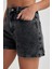Mom Fit Yüksek Bel Jean %100 Pamuk Şort A2629AX23SM 5