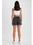 Mom Fit Yüksek Bel Jean %100 Pamuk Şort A2629AX23SM 6