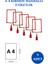 5 Adet A4 Mandallı Raf Etiketi Sepet Etiketi Çerçeveli Etiketlik Eşek Askılık Etiketi 1