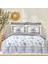 Estrela %100 Pamuk Çift Kişilik Nevresim Takımı Mavi 1