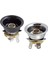 Tl Gitar Aksesuarları Için 1/4 "jack Fiş Soketi Çıkış Plakası Siyah+Gümüş (Yurt Dışından) 1