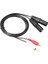 2 Xlr Erkek Fişi 2 x Fono Fonos Rca Fiş Kablo Adaptör (Yurt Dışından) 2