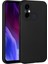 Xiaomi Redmi 12C Kılıf Kamera Korumalı Klasik Mat Renkli Yumuşak Premier Silikon Siyah 1