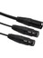 Xlr Kablo Erkek-2 x Dişi 3 Pin Ses Mikrofonu Y-Sprıtter Adaptör 1ft (Yurt Dışından) 4