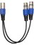 2x 3 Pimli Xlr Fişine Çift 2 Fe Y Ayırıcı Mikrofon Adaptör (Yurt Dışından) 2