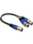 2x 3 Pimli Xlr Fişine Çift 2 Fe Y Ayırıcı Mikrofon Adaptör (Yurt Dışından) 4