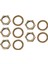 Demir Gitar Hex Nut Yıkayıcı Seti Elektro Gitar/bas Jack Aksesuar Bronz (Yurt Dışından) 4