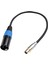 4.5mm Mini Xlr Dişi Ila Xlr Erkek Stereo Ses Adaptör Kablosu Mini Jak 0.3m (Yurt Dışından) 1
