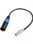 4.5mm Mini Xlr Dişi Ila Xlr Erkek Stereo Ses Adaptör Kablosu Mini Jak 0.3m (Yurt Dışından) 2