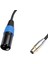 4.5mm Mini Xlr Dişi Ila Xlr Erkek Stereo Ses Adaptör Kablosu Mini Jak 0.3m (Yurt Dışından) 4