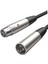 Xlr Kablosu Esnek 3 Pin Mikrofon Kablosu Mikrofon Kablosu Ses Cihazı Hoparlörü 0.3m Için (Yurt Dışından) 1