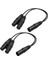 2x Xlr Y-Sprıtter Kablosu 3pın Mali Takımı Çift Dişi Mikrofon Kablosuna 1ft (Yurt Dışından) 1