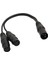 2x Xlr Y-Sprıtter Kablosu 3pın Mali Takımı Çift Dişi Mikrofon Kablosuna 1ft (Yurt Dışından) 2