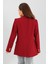Blazer Fleto Cepli Atlas Kumaş Ceket - Bordo 5