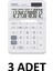 3 Adet H-MC007BN Hesap Makinesi 12 Hane Beyaz 1