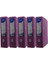 Geniş Plastik Klasör (56411-070) Pembe 5 Li Paket 1