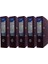 Geniş Plastik Klasör (56411-090) Bordo 5 Li Paket 1