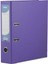 Geniş Çakmaklı Plastik Büro Klasörü 25 Adet Mor 1