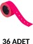 36 Adet 12X21 Motex Fosforlu Pembe Etiketi 1