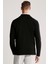 Siyah Giza Pamuk Triko Blazer Ceket 5
