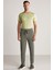 Bağcıklı Haki Slim Fit Triko Pantolon 2