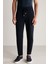 Bağcıklı Lacivert Slim Fit Triko Pantolon 1