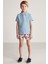 Açık Mavi Havlu Kumaş Polo Yaka Çocuk T-Shirt 2