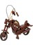 Dekoratif Ahşap Harley Davidson Motosiklet 20 cm 3