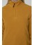 Pinna Yarım Fermuarlı Kadın Polar Sweatshirt Koyu Sarı 2