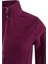 Pello Tam Fermuarlı Heavy Kadın Polar Sweatshirt Mor 3