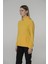Peridot Tam Fermuarlı Kadın Polar Sweatshirt Sarı 1