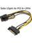 8 Pin Pcı-E To Sata Ekran Kartı Güç Kablosu 1